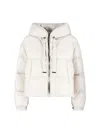 Max Mara The Cube Seif Down Jacket In White