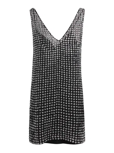 MAX MARA VESTIDO CORTO - NEGRO