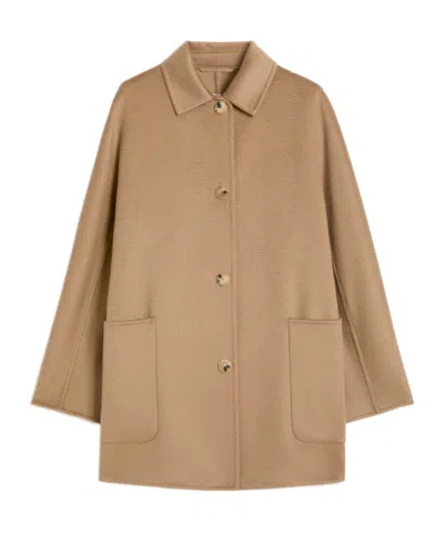 MAX MARA SHORT PURE CASHMERE COAT