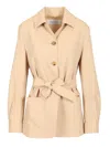Max Mara Short Safari Jacket Jackets Beige