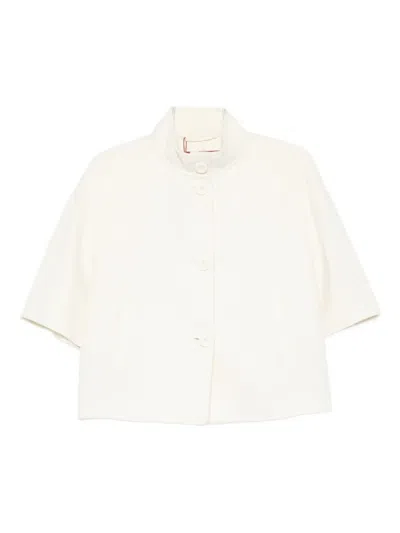 MAX MARA SHORT-SLEEVE BUTTON JACKET