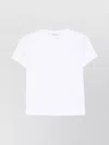 Max Mara Crew Neck Short Sleeves Casual Style Top In White
