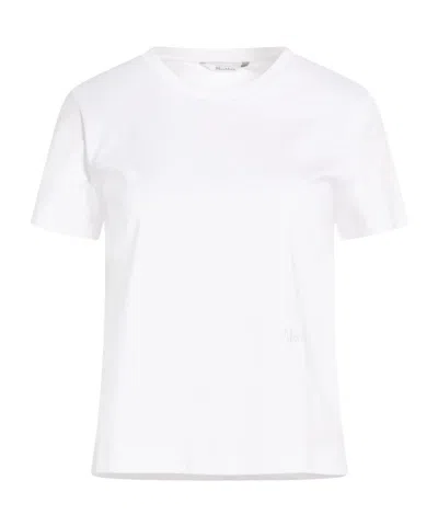 Max Mara Short Sleeve Crew Neck T-shirt In Animal Print