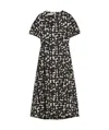 Max Mara Short Sleeve Dress In Black