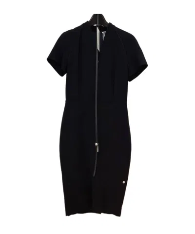 Max Mara Short Sleeve Dress In Black