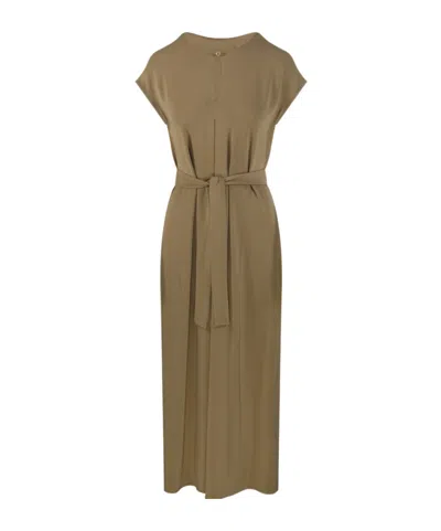 Max Mara Short Sleeve Dress In Multi