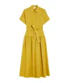 Max Mara Short Sleeve Dress In Yellow