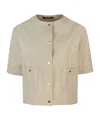Max Mara Agile Cropped Button-up Jacket