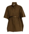Max Mara Short Sleeve Jacket In Brown