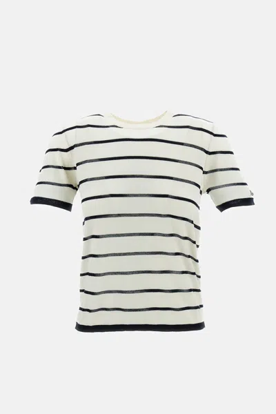 Max Mara Short-sleeved T-shirt In White