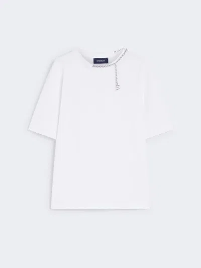 Max Mara Short Sleeve T-shirt In White
