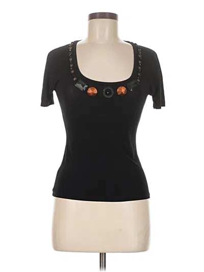 Pre-owned Max Mara Short Sleeve T-shirt In Black