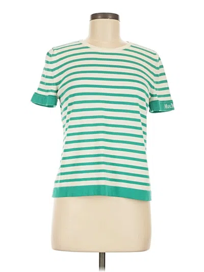 Pre-owned Max Mara Short Sleeve T-shirt In Green