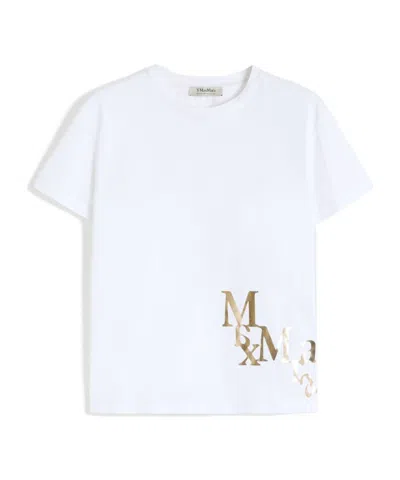 Max Mara Short Sleeve T-shirt In White