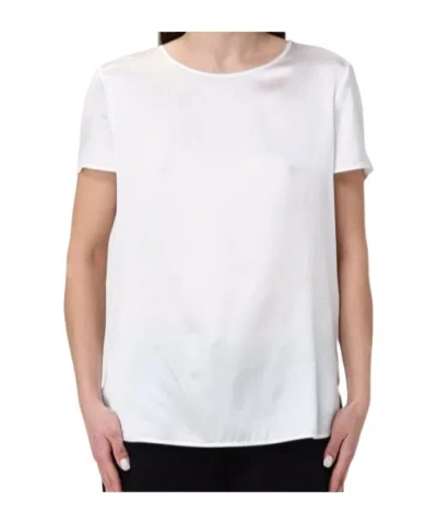 Max Mara Short Sleeve T-shirt In White
