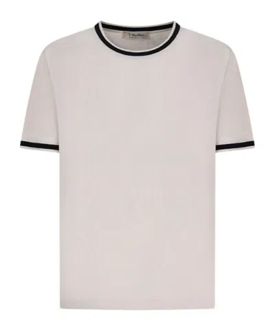 Max Mara Short Sleeve T-shirt In White