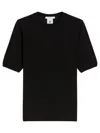 Max Mara Short-sleeved Basic Wool Sweater