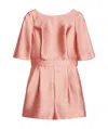 Max Mara Short-sleeved Jumpsuit In Pink