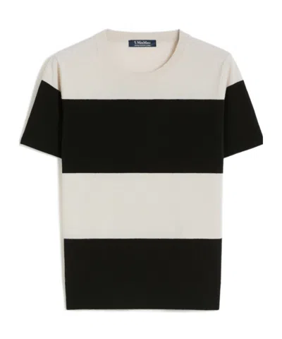 Max Mara Short-sleeved Knitwear In Multi