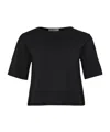 Max Mara Alec Short-sleeved Sweater In Black
