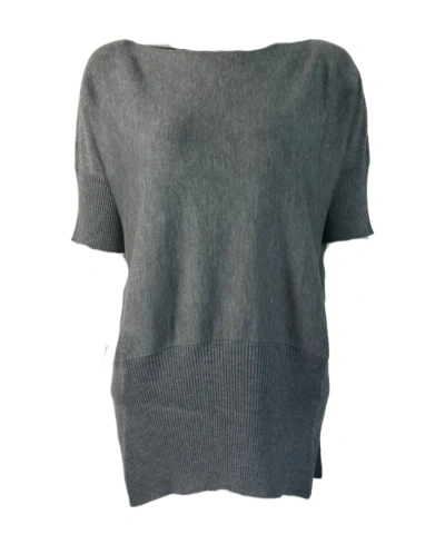 Max Mara Short-sleeved Sweater In Black