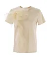 Max Mara Ruffled Cotton And Tulle T-shirt