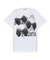 Max Mara Sequoia Logo Printed Cotton Jersey T-shirt