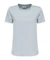 Max Mara Short-sleeved T-shirt In Gray