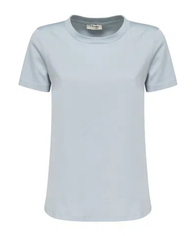 Max Mara Short-sleeved T-shirt In Gray