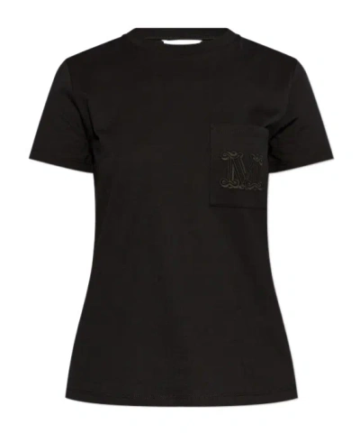 Max Mara Taverna Logo T-shirt Black