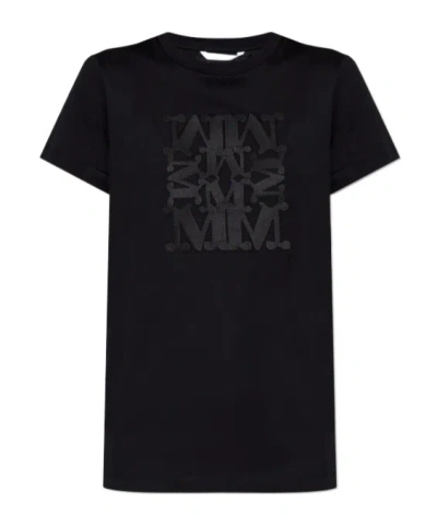 Max Mara Short-sleeved T-shirt In Black