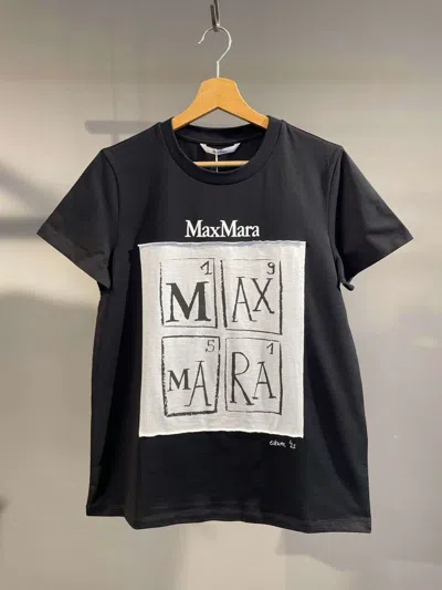 Max Mara Short-sleeved T-shirt In Black