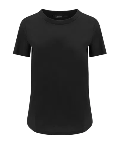 Max Mara Short-sleeved T-shirt In Black