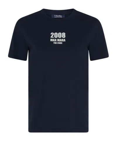 Max Mara Short-sleeved T-shirt In Blau