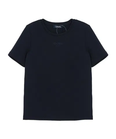 Max Mara Short-sleeved T-shirt In Black