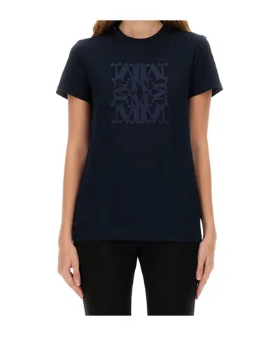 Max Mara Short-sleeved T-shirt In Black