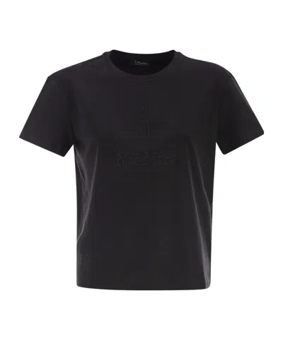 Max Mara Short-sleeved T-shirt In Black