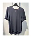 Max Mara Short-sleeved T-shirt In Black
