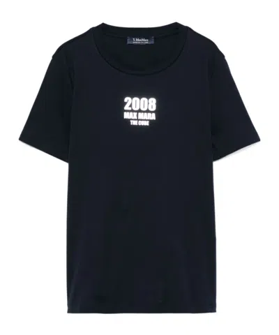 MAX MARA 'S MAX MARA QUIETO LOGO PRINTED CREWNECK T-SHIRT