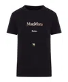 Max Mara Short-sleeved T-shirt In Black