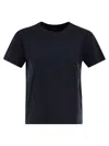 Max Mara Navy Blue Crew Neck T-shirt In Blue