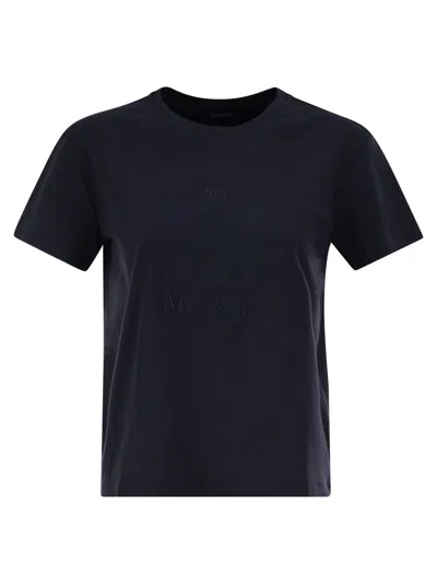 Max Mara Short-sleeved T-shirt In Blue