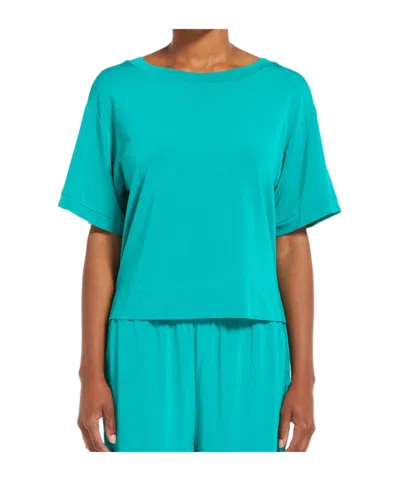 Max Mara Short-sleeved T-shirt In Blue