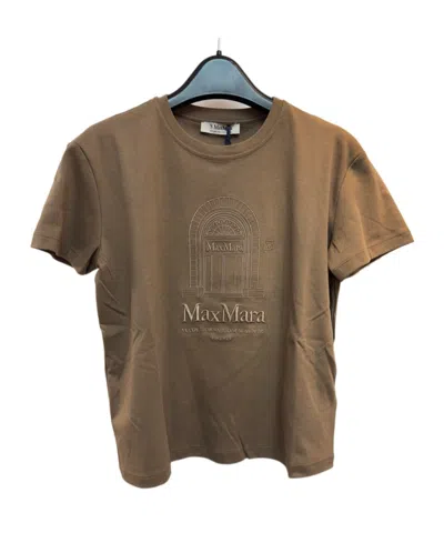 Max Mara Short-sleeved T-shirt In Brown