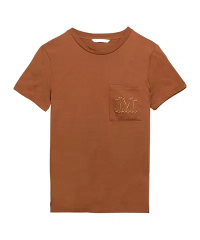 MAX MARA MAX MARA CREWNECK SHORT-SLEEVED T-SHIRT