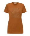 Max Mara Taverna Cotton T-shirt In Brown