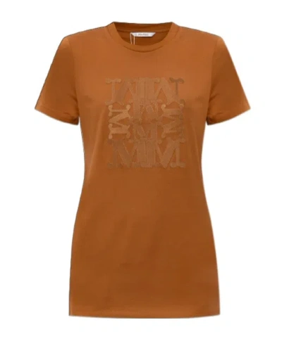 MAX MARA MAX MARA CREWNECK SHORT-SLEEVED T-SHIRT