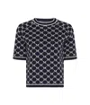 Max Mara Short-sleeved T-shirt In Night Blue