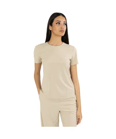 Max Mara Short-sleeved T-shirt In Nude