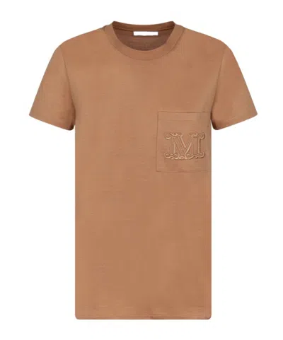 Max Mara Short-sleeved T-shirt In Pink